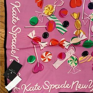 Kate Spade New York Candy Print Scarf NWT